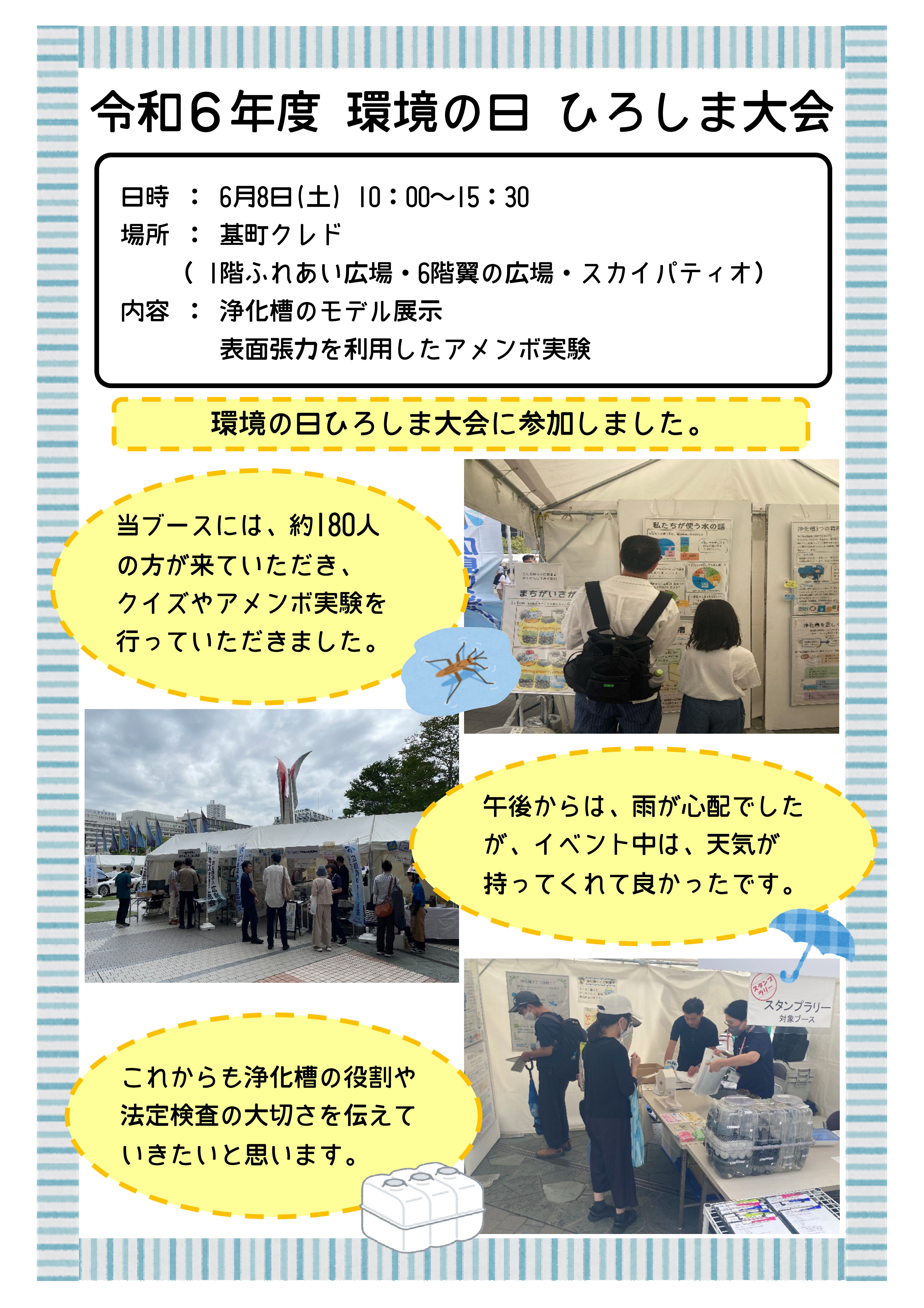 令和6年度環境の日ひろしま大会の画像です
